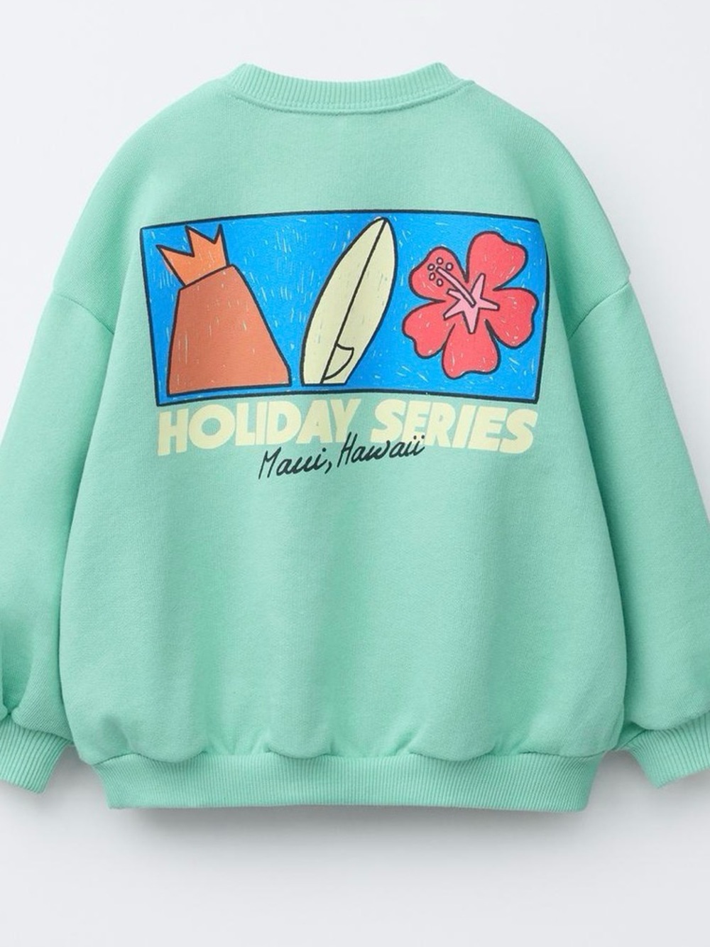 Zara surf print sweatshirt